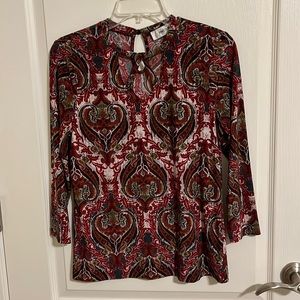 Jones Studio Long Sleeve Blouse